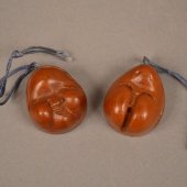AB 76-115 and AB 76-116 Pair of Shinto Amulets