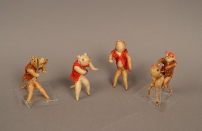AB 32 a-d Miniature Samurai Animals