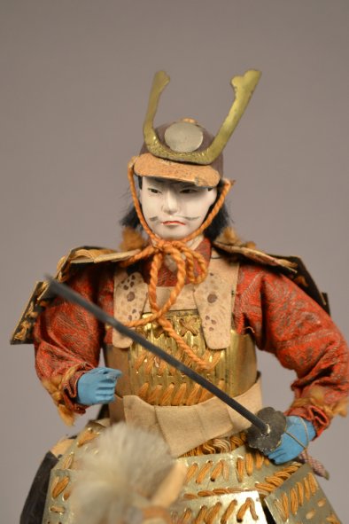 AB 59-5 Samurai on Horseback Doll (close-up)